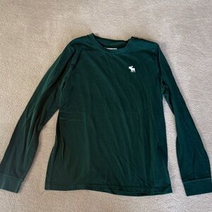 Abercrombie Kids Hunter Green Long Sleeve Shirt - 13/14 - Never Worn